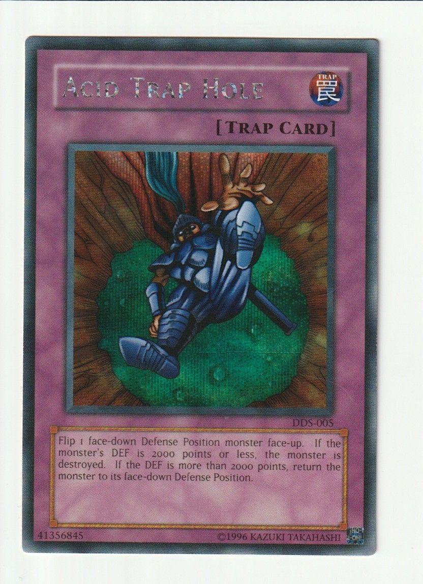 Yugioh Sammelbilder & Trading cards: Acid Trap Hole DDS-005 Secret Rare – Gebraucht aus Schattdorf von Fabian500
