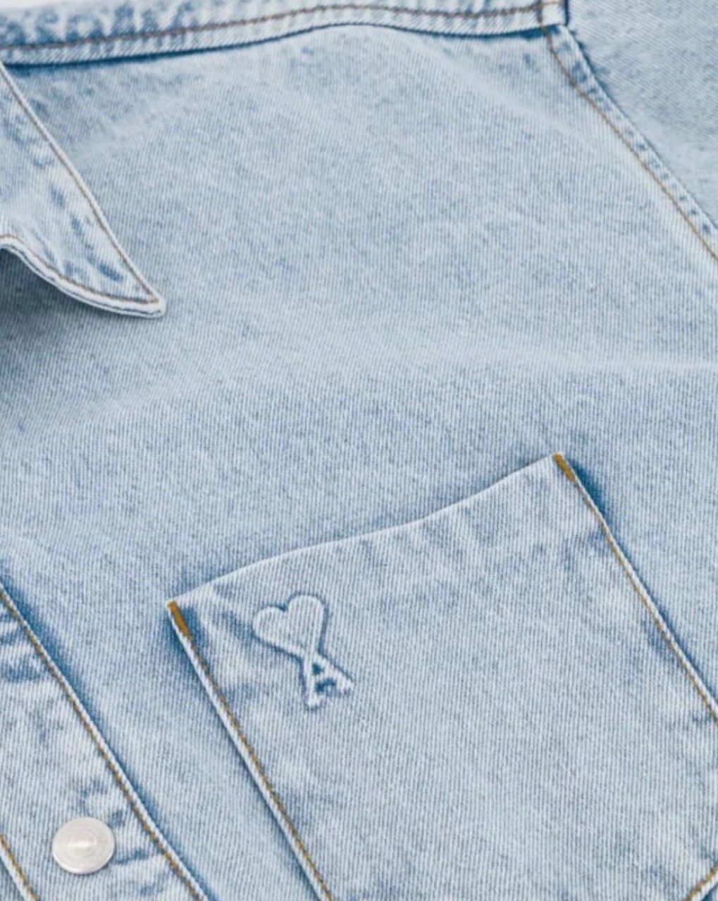 Hemden: Ami Paris Overshirt hellblau M (Really Oversize XL) – Neu (gemäss Beschreibung) aus Neuchâtel von Blek7 1