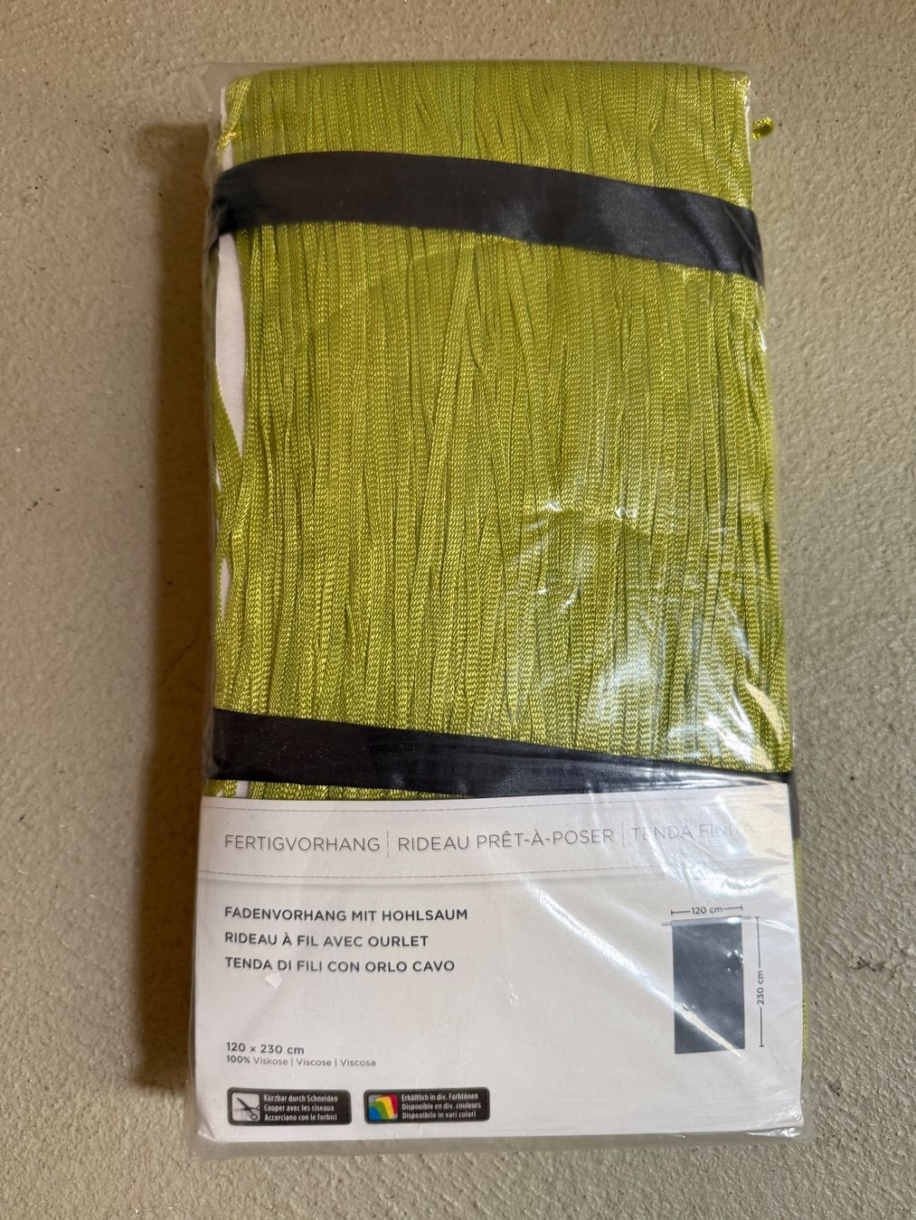 Rideaux: Fadenvorhang – Neuf avec emballage d'origine à Hettlingen par mon_zp6g