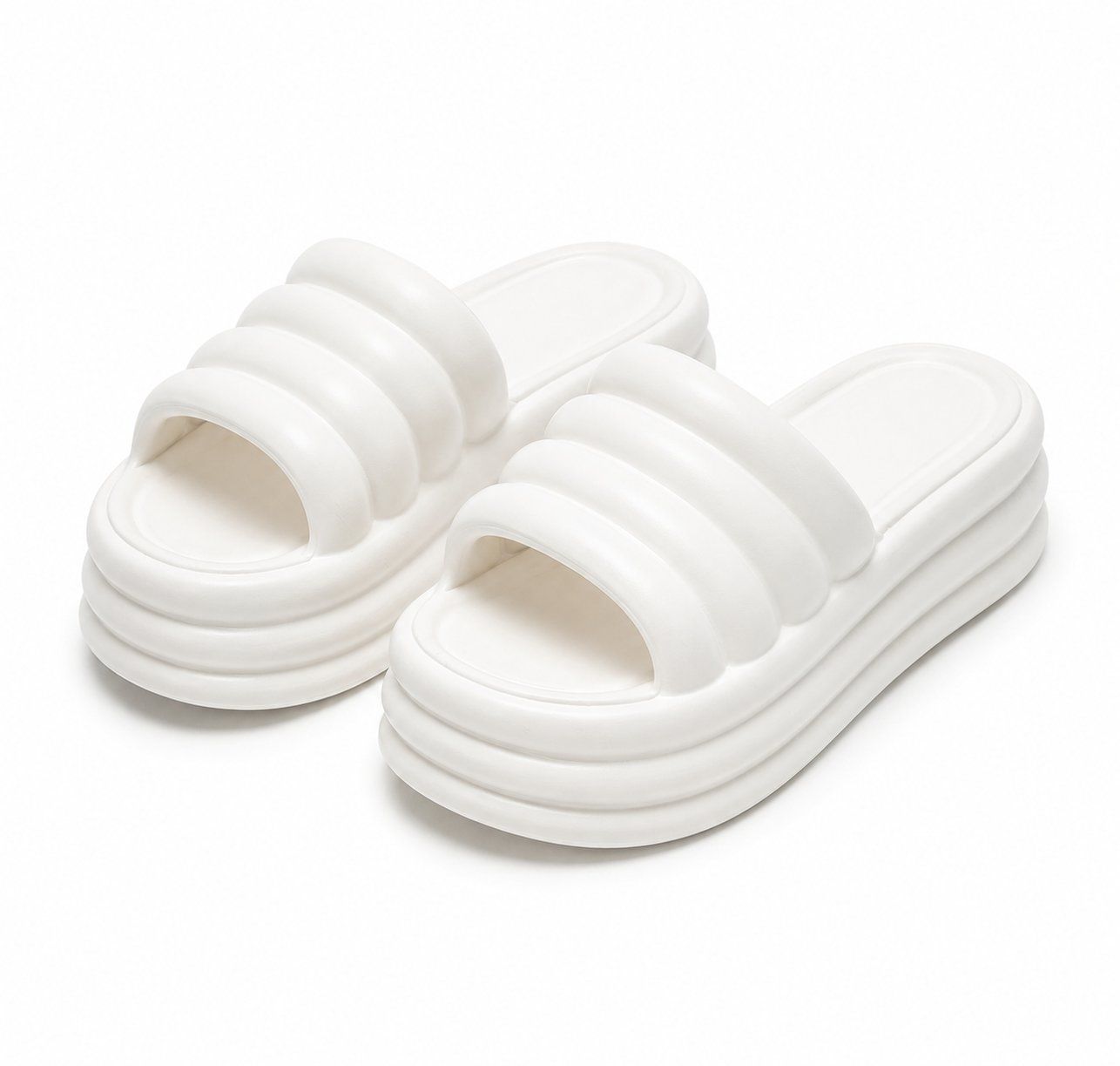 Scarpe da donna: Pantoletten Weiss Plateau Gr. 37 – Nuovo e nell'imballaggio originale da Fully venduto da VaneaSelection 1