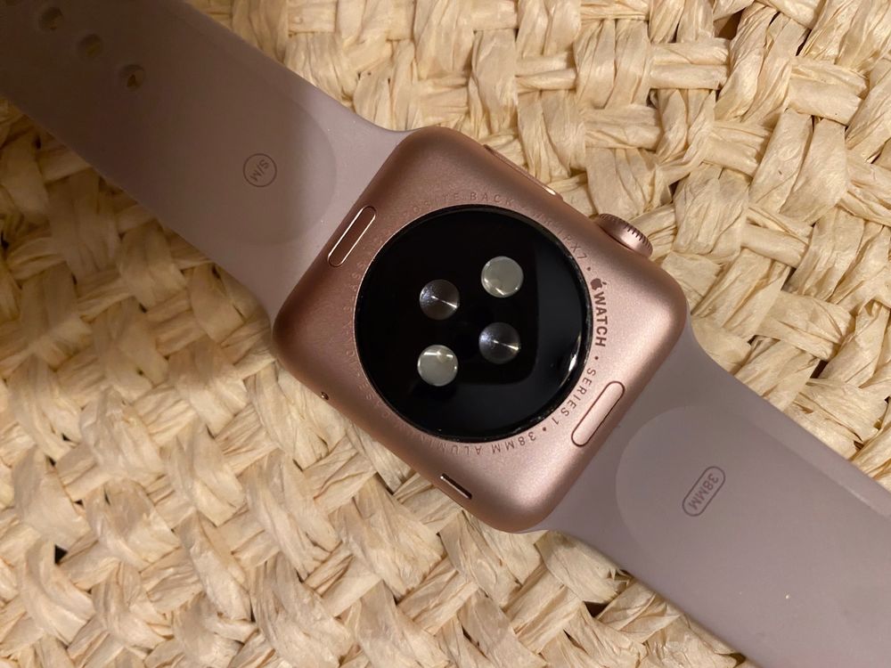 Apple watch sport 38mm rose gold hot sale