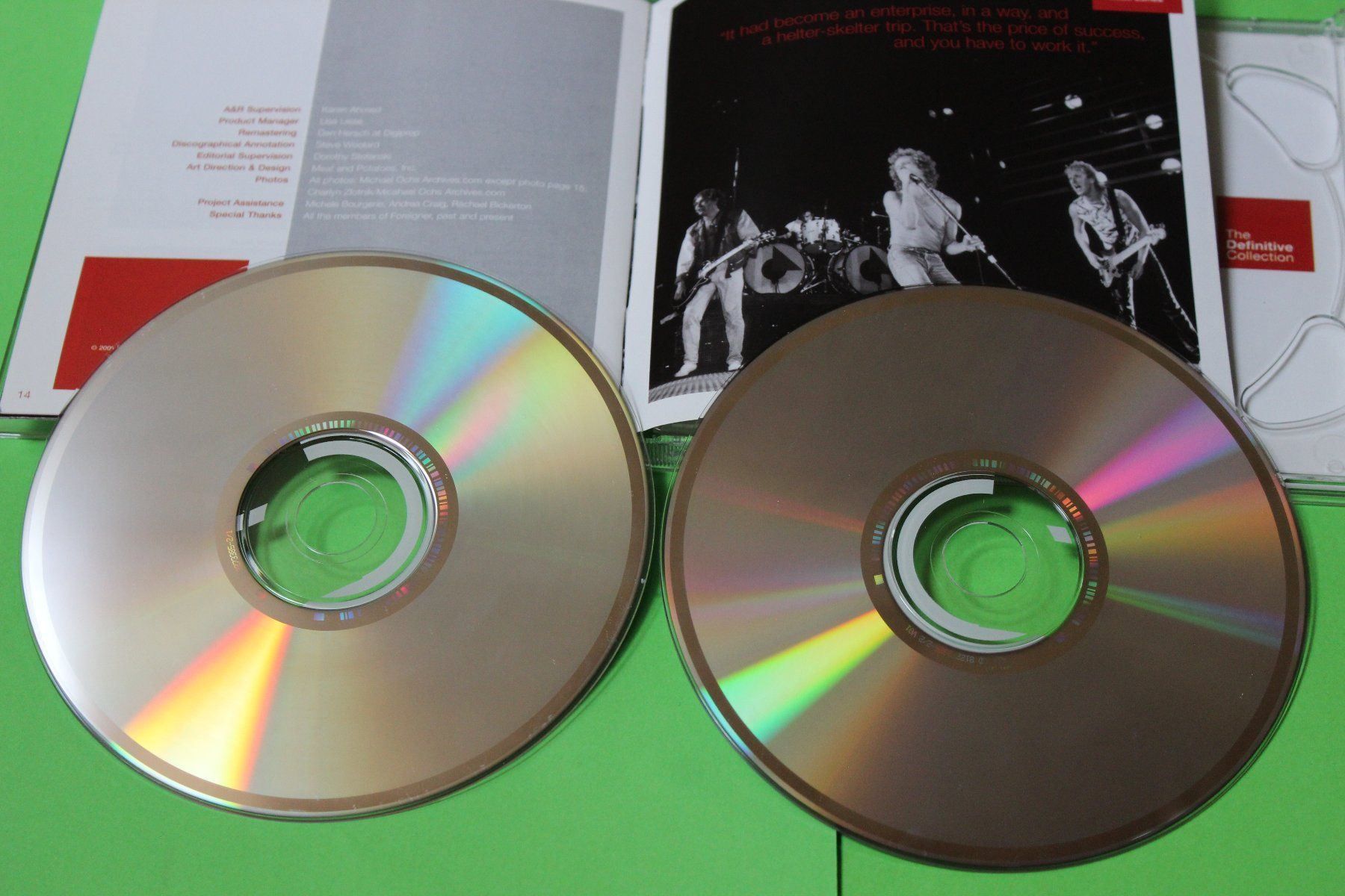 CD: FOREIGNER - THE DEFINITIVE COLLECTION 2CD 2006 vergriffen – Usato da Tübach venduto da JamesStone 4