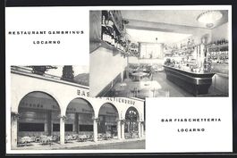 Locarno, Restaurant Gambrinus, Bar Fiasc