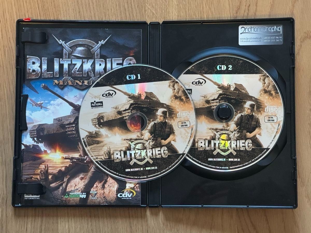 Giochi: Blitzkrieg - CIB - PC – Usato da Uster venduto da GamesAndStuff 2