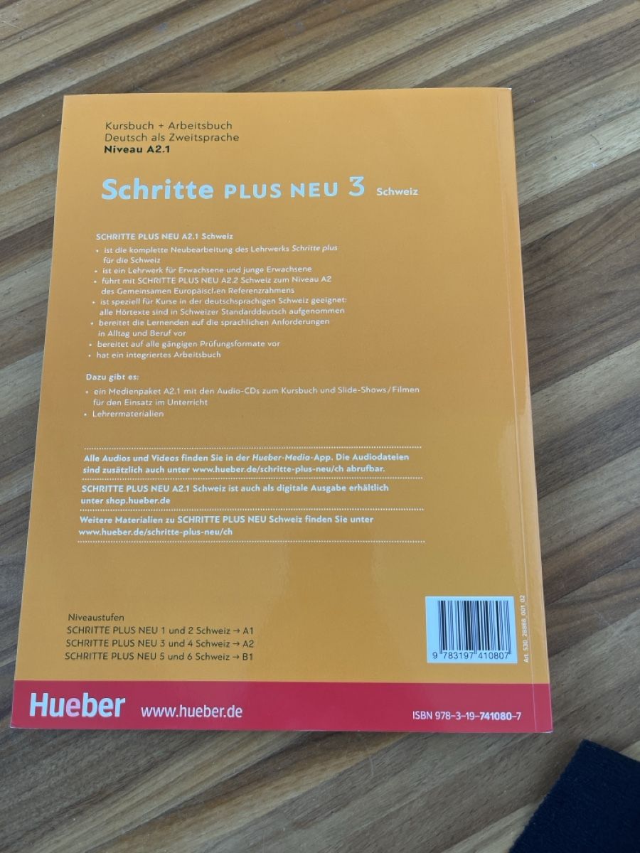 Libri: Schritte Plus 3 A2.1: Deutsch als Zweitsprache Kursbuch – Nuovo (secondo la descrizione) da Killwangen venduto da florianschneider6789 1