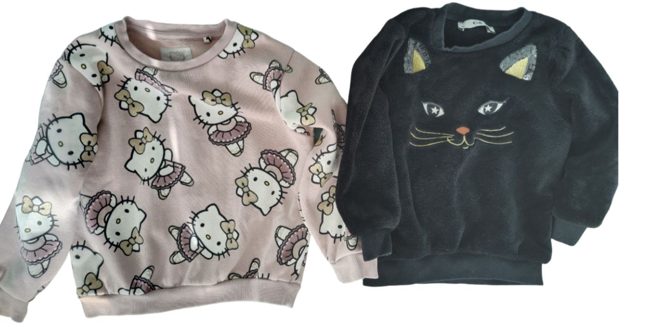 Pullover & Sweatshirts: 2x pulls hello Kitty/chat 104cm – Gebraucht aus Bern von linouma