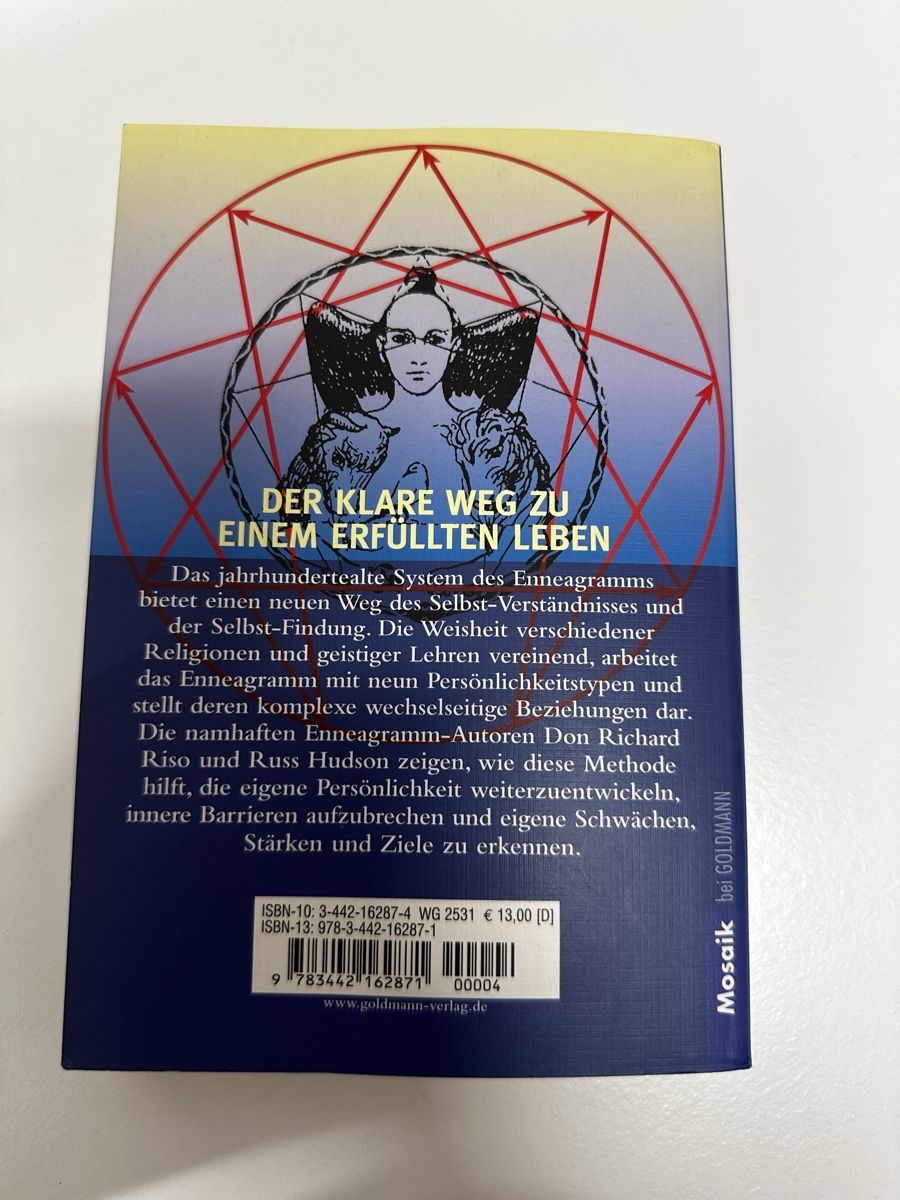 Libri: Buch Die Weisheit des Enneagramms Don Richard Riso Neu – Usato da Eglisau venduto da Brewster1 1