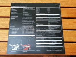 Brochure/Prospekt MV Agusta F4 RR