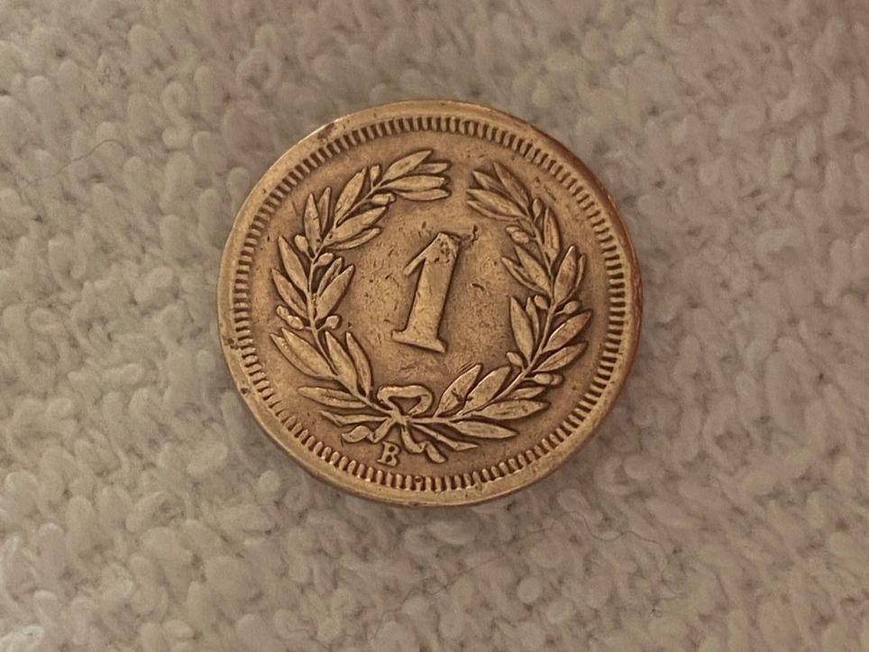 Tutti le monete: 1 centime/rappen 1905 – Usato da Nyon venduto da Ilmi09