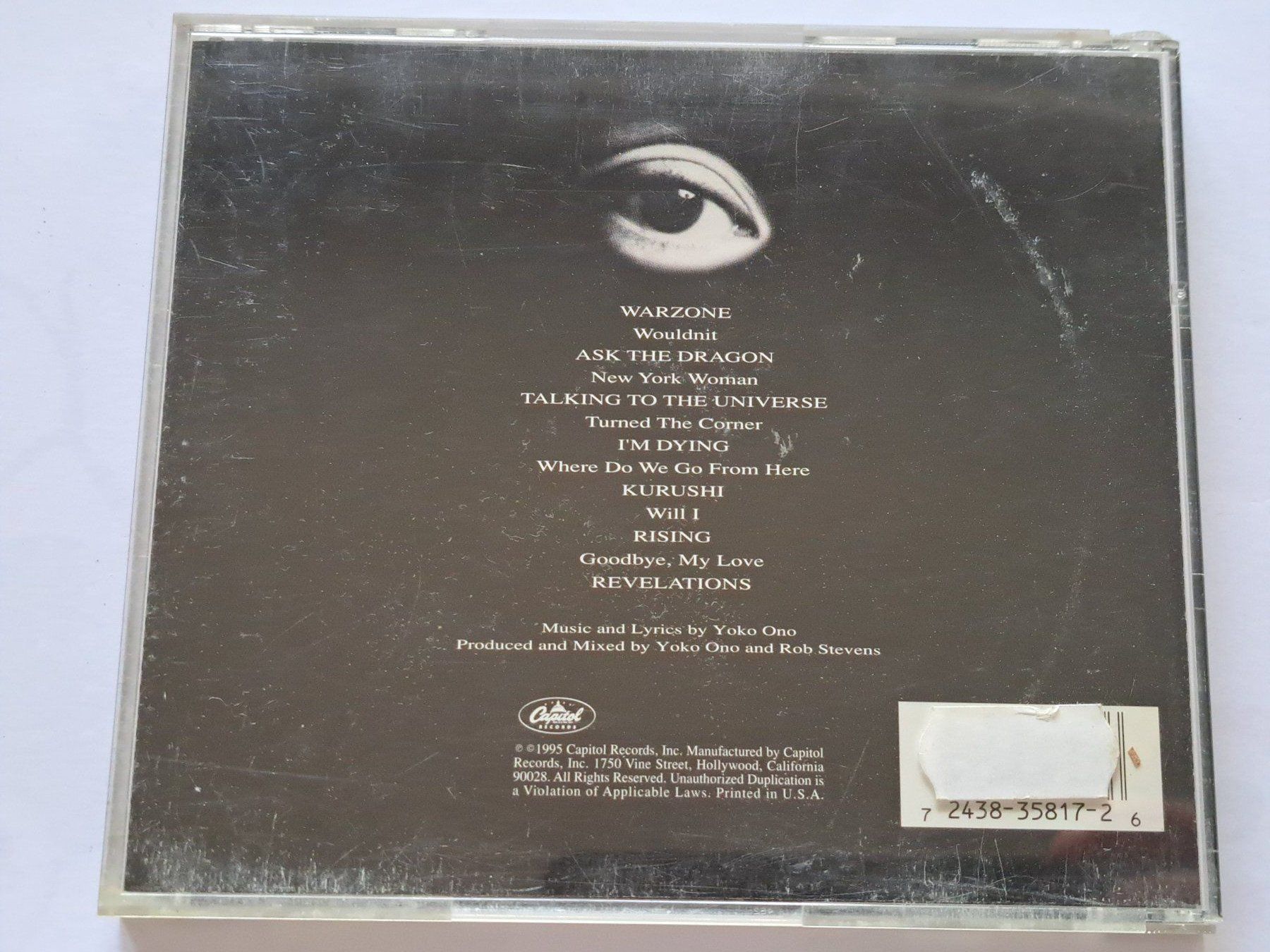 CDs: Cd Yoko Ono / Ima - Rising – D'occasion à Pully par bro_n52j 1