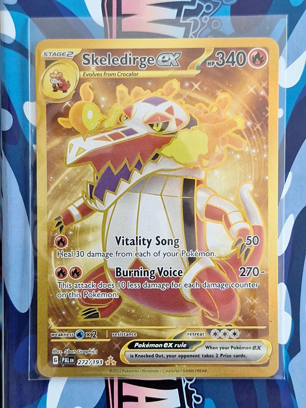 Pokémon Carte collezionabili: Skeledirge ex - Paldea Evolved Goldcard - #4 – Usato da Altstätten SG venduto da GGsGameshop