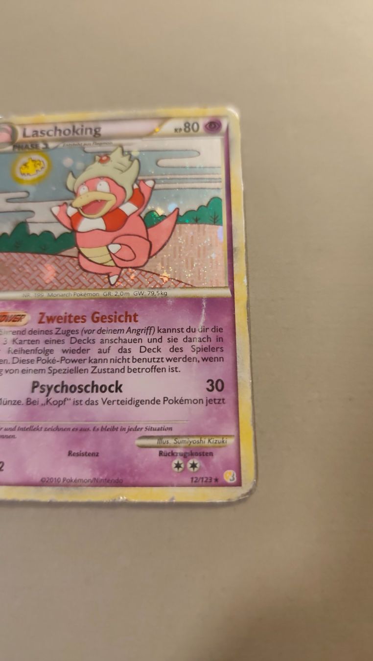 Pokémon Sammelbilder & Trading cards: Laschoking / Slowking Holo HGSS – Gebraucht aus Kehrsatz von Riyouu 1