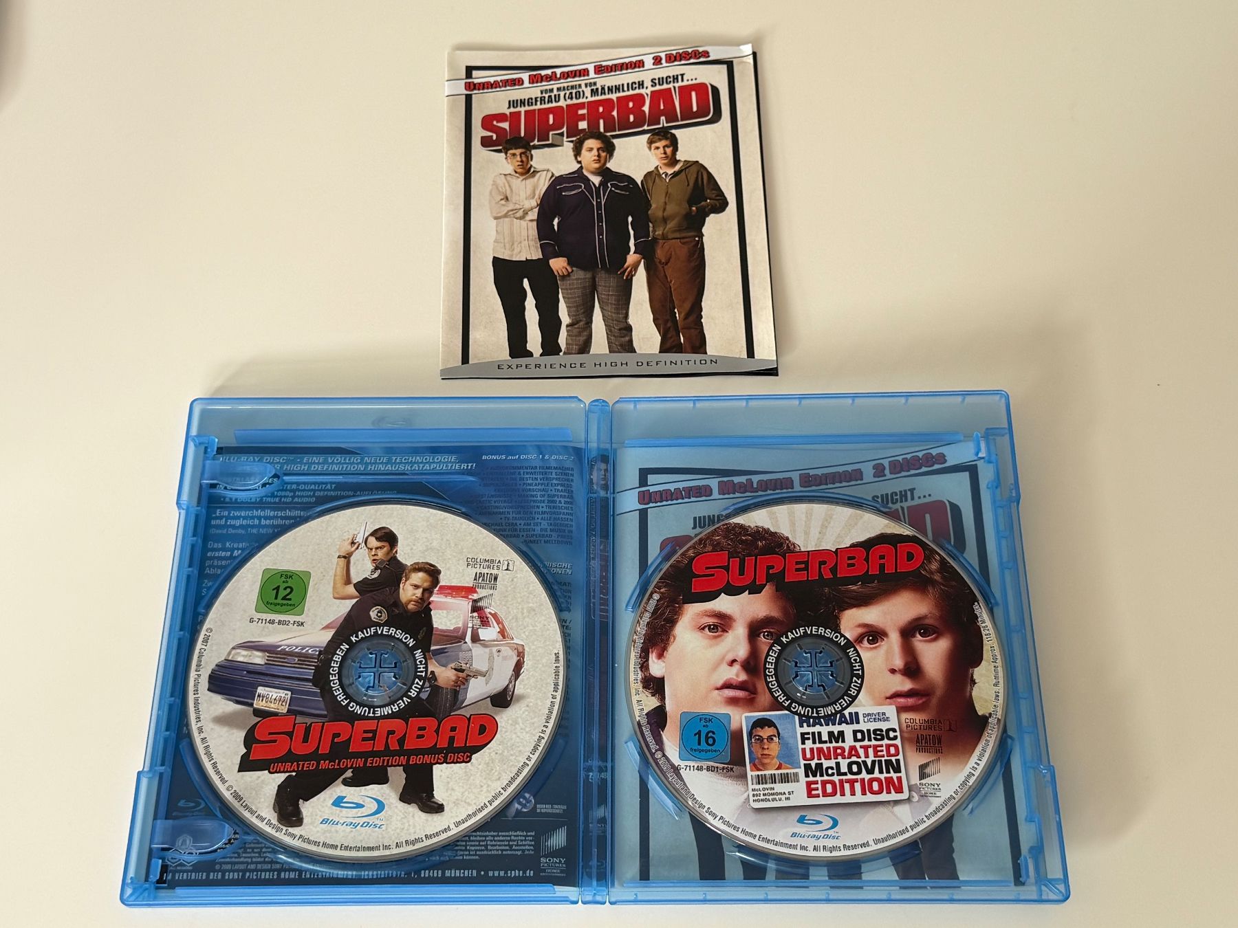 Alle DVDs: Superbad Unrated McLovin Edition Blu-ray 2 Discs – Neu (gemäss Beschreibung) aus Altstätten SG von sheamus 2