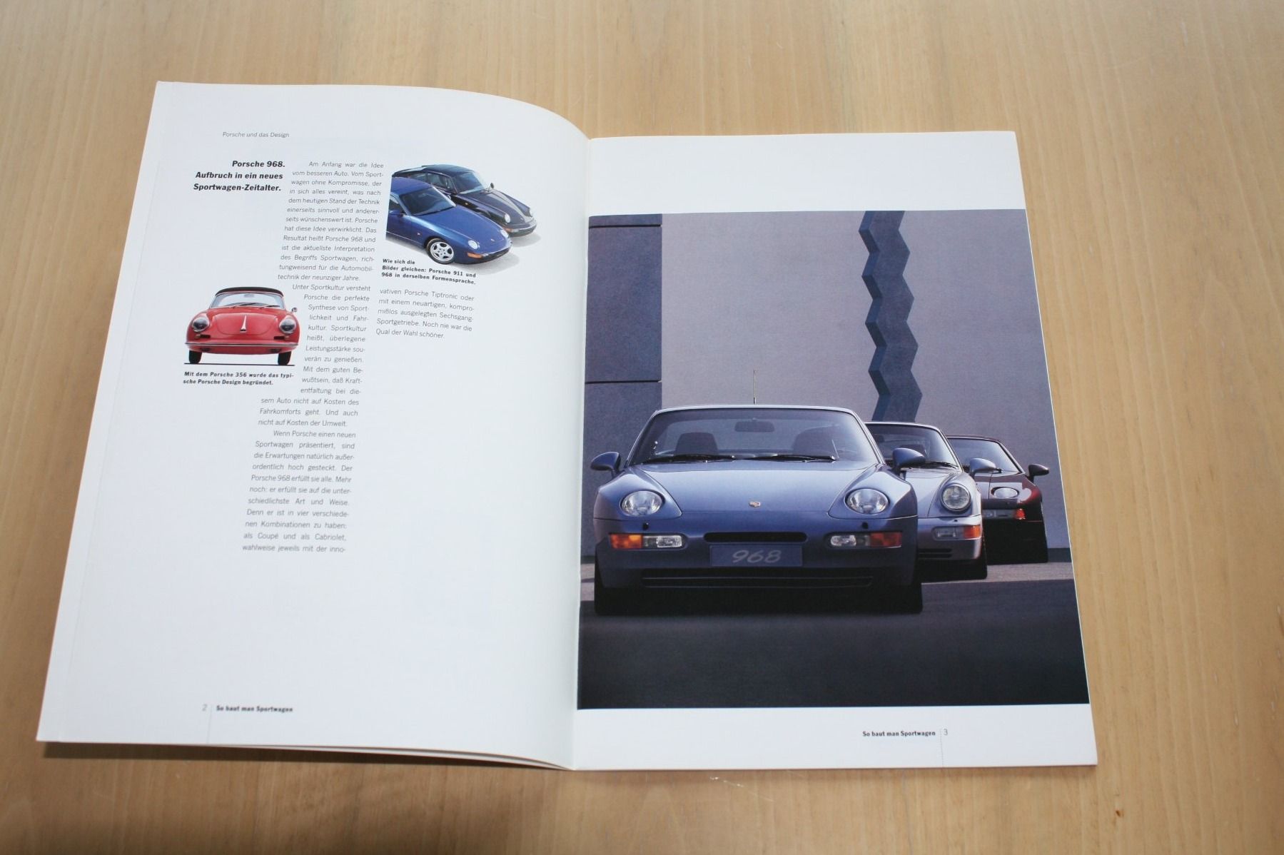 Porsche Documents: Porsche 968 Prestige Prospekt 1993 – D'occasion à Wikon par erwin400 1
