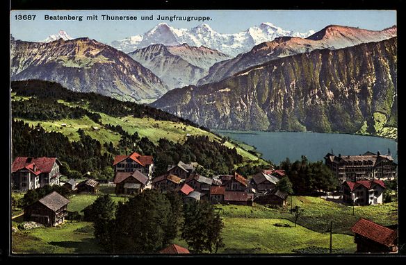 Cartes postales: Beatenberg, Mit Thunersee und Jungfraugr – D'occasion à Berlin par bartko-reher