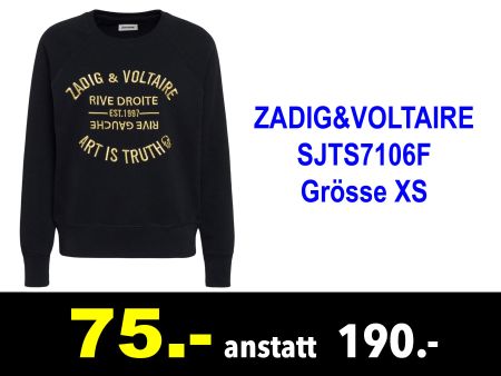 🔴 Sweater ZADIG&VOLTAIRE Grösse Extra Small /008C