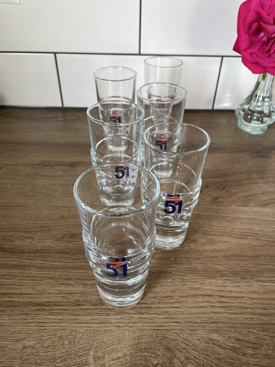 Bicchieri: 6 verres Pastis 51 – Usato da Lonay venduto da ju-71 4