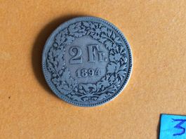 2 francs  1894  Jolie et Rare