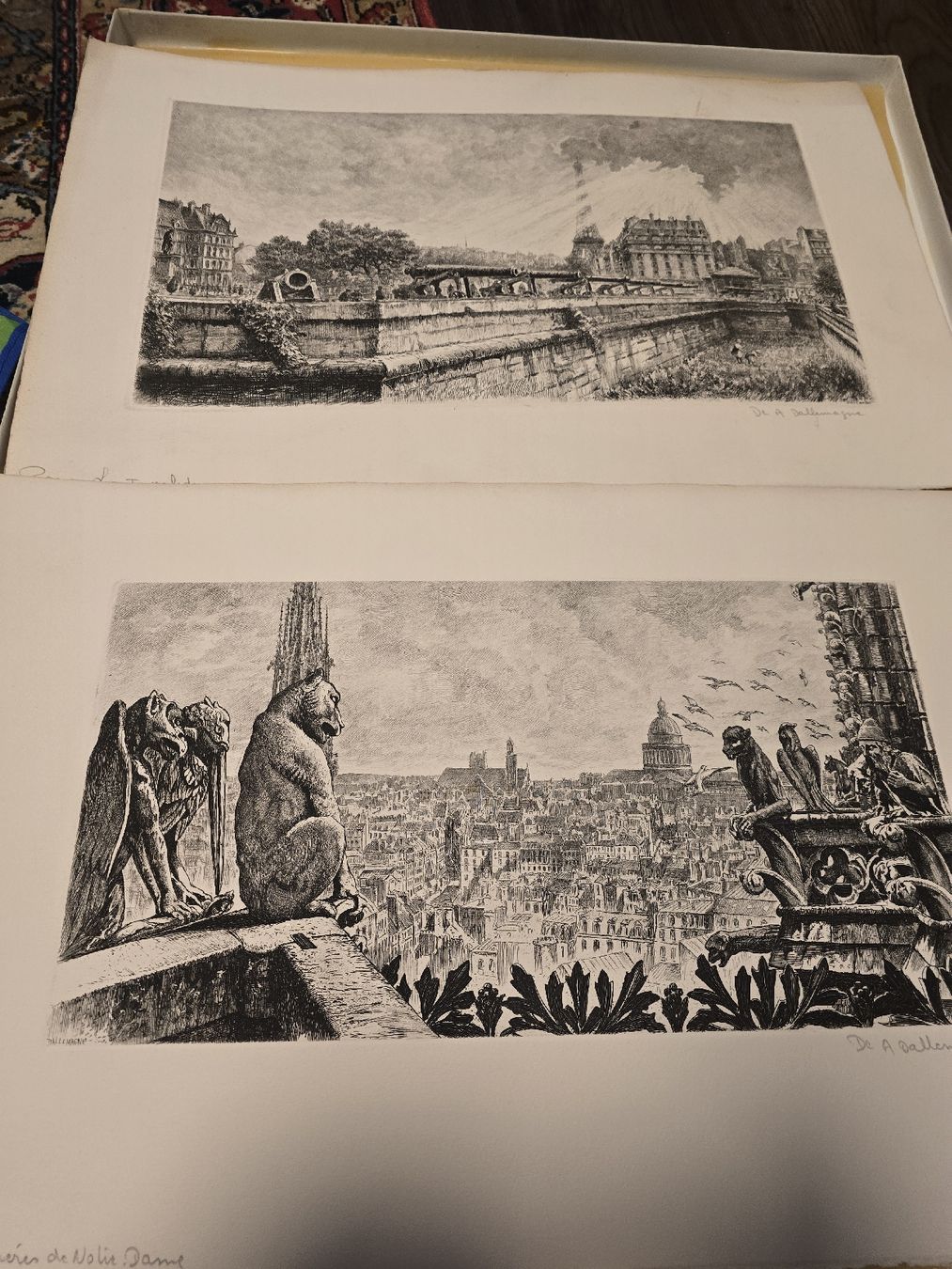 Grafica & Litografie: 2 litho Paris Aimé Dallemagne – Nuovo (secondo la descrizione) da Baden venduto da swiss-alps