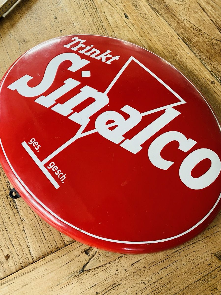 Sinalco Schilder: Sinalco Emailschild – Gebraucht aus Tafers von Piscu90 3