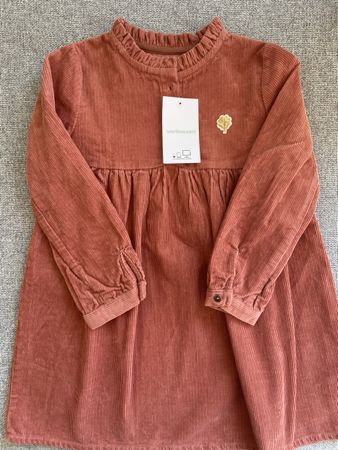 Vertbaudet Kord-Kleid, neu, Gr110