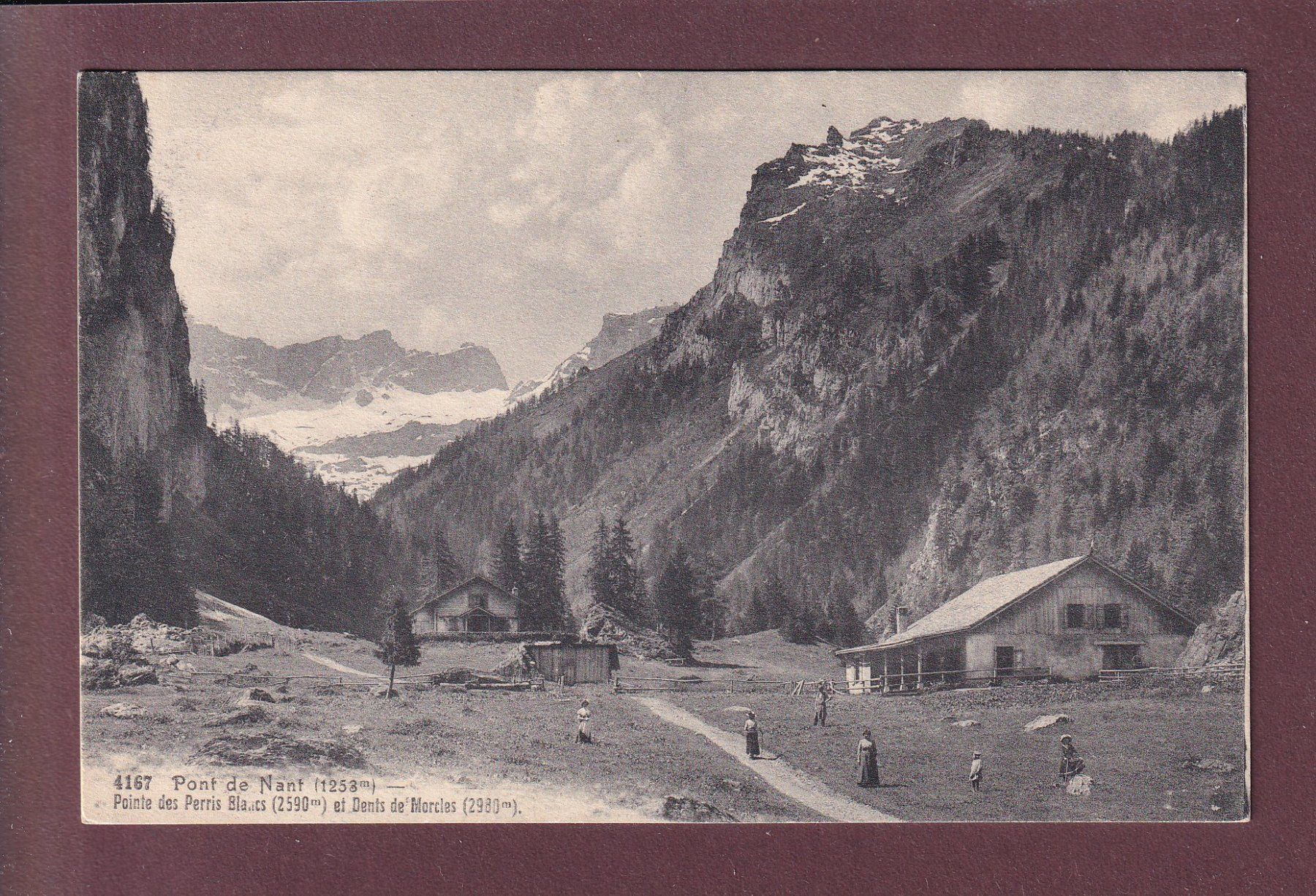 Cartoline postali: PONT DE NANT – Usato da Pully venduto da nicecards