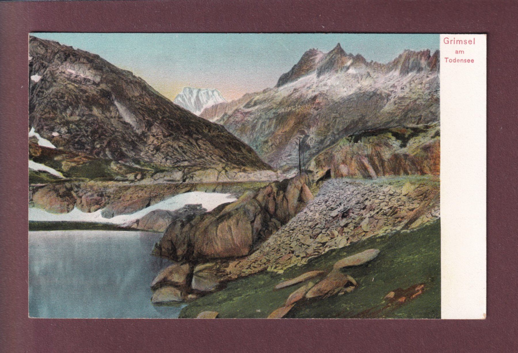 Cartoline postali: GRIMSEL - Totensee – Usato da Pully venduto da nicecards