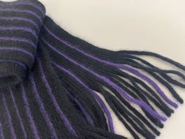 Possum Halstuch mit Streifen violett