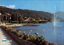 Zug // 1985 Jet d'Eau Wasserfontäne Zugerberg Rigi