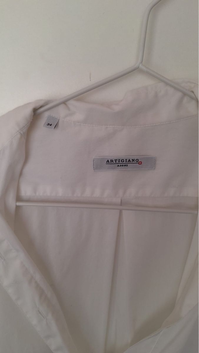 Blusen: Weisse Tunika-Bluse ARTIGIANO Gr. 34 – Gebraucht aus Stans von lion85