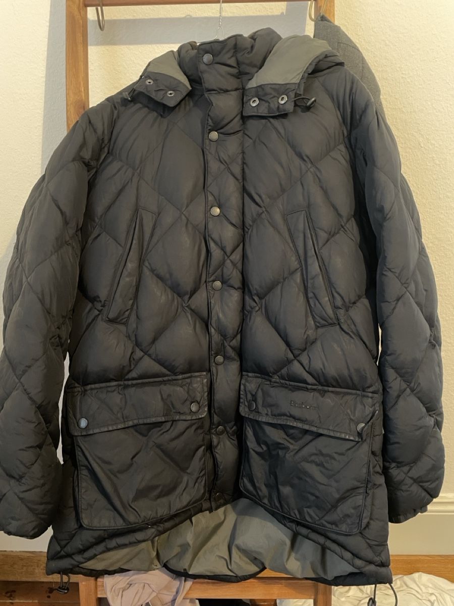 Barbour Vestes: Barbour Daunensteppjacke dunkelblau – D'occasion à Bern par man_l89k