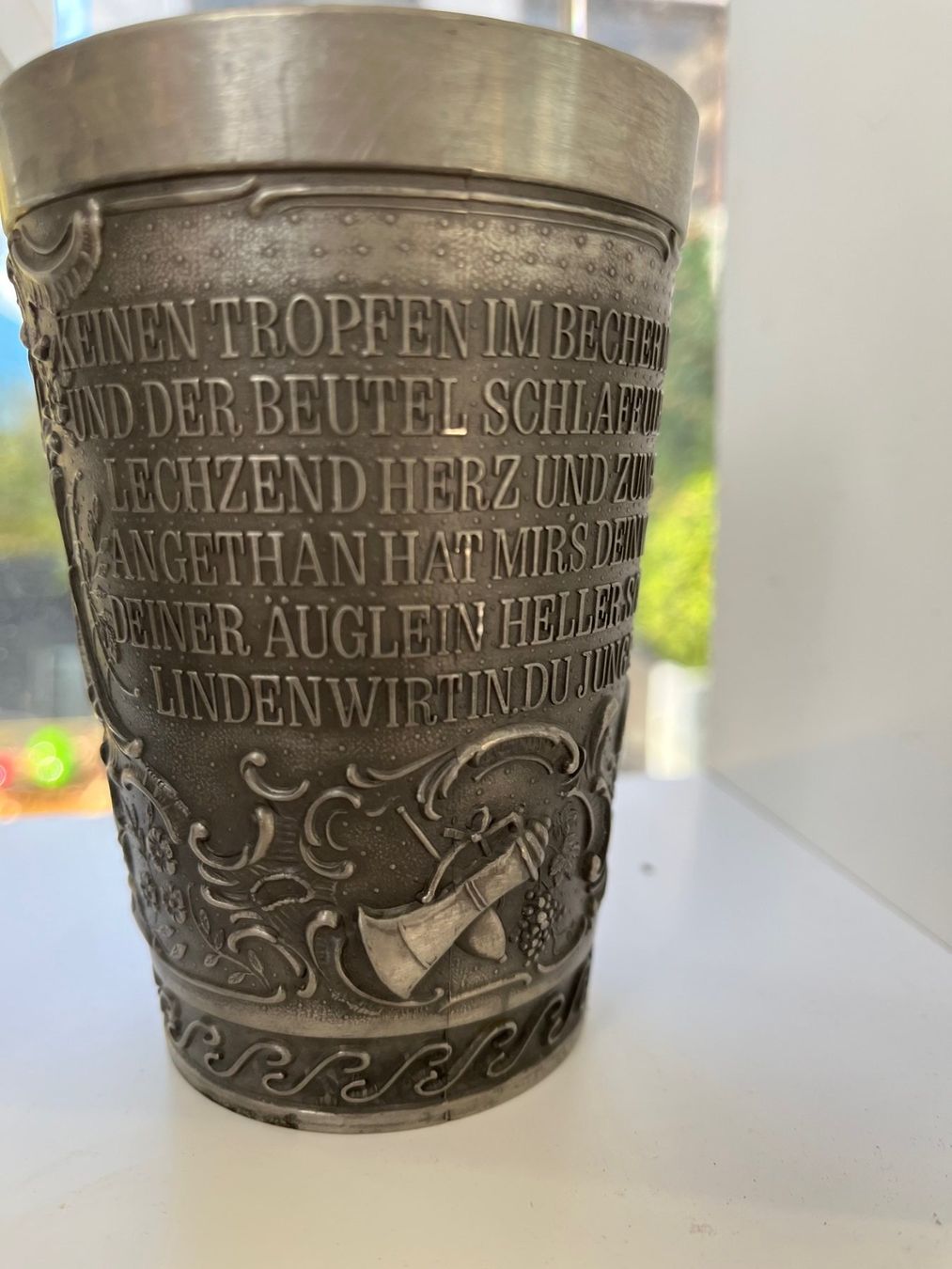 Contenitori & Simili: Konvolut 4 Vintage Zinnbecher – Usato da Luzern venduto da flixmaus 5
