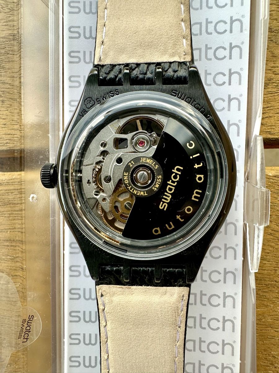 Swatch Montres: Rare Swatch Irony Automatic ROSETTA NERA 2013 system 51 – Neuf avec emballage d'origine à Sion par BricEnBroc 3