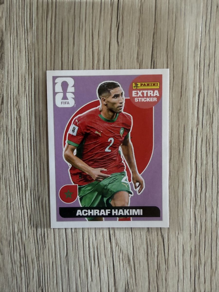Panini Sammelbilder & Trading cards: Sticker Panini Extra Achraf Hakimi Maroc 2026 – Neu und originalverpackt aus Marly von may_j75b