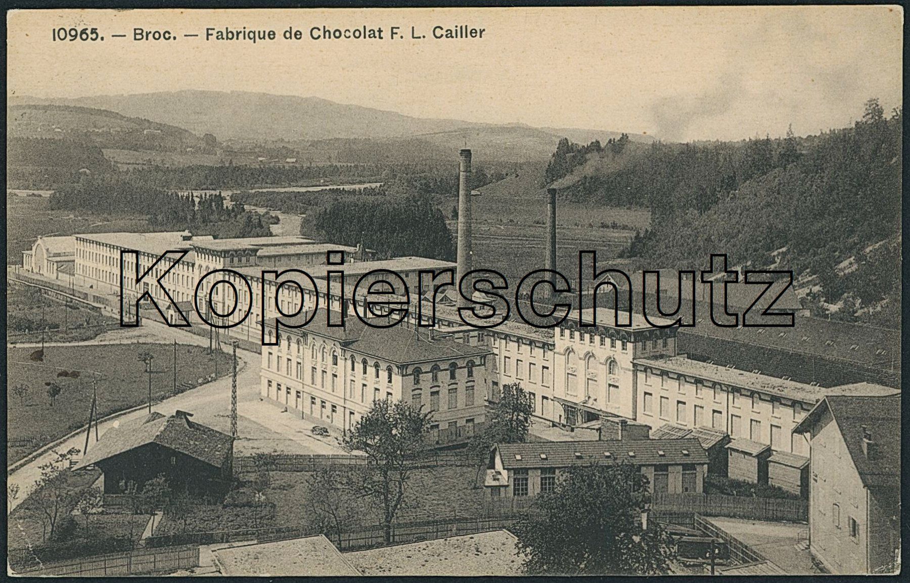 Cartoline postali: FR Broc - Schokolade - Cailler – Usato da Schindellegi venduto da masutka7