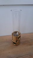 Petrollicht Glas und Messing