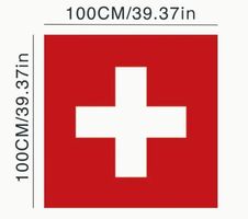 Schweiz Flagge Fahne 100cm x 100cm