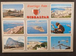 Gibraltar Mehrbildkarte 1991