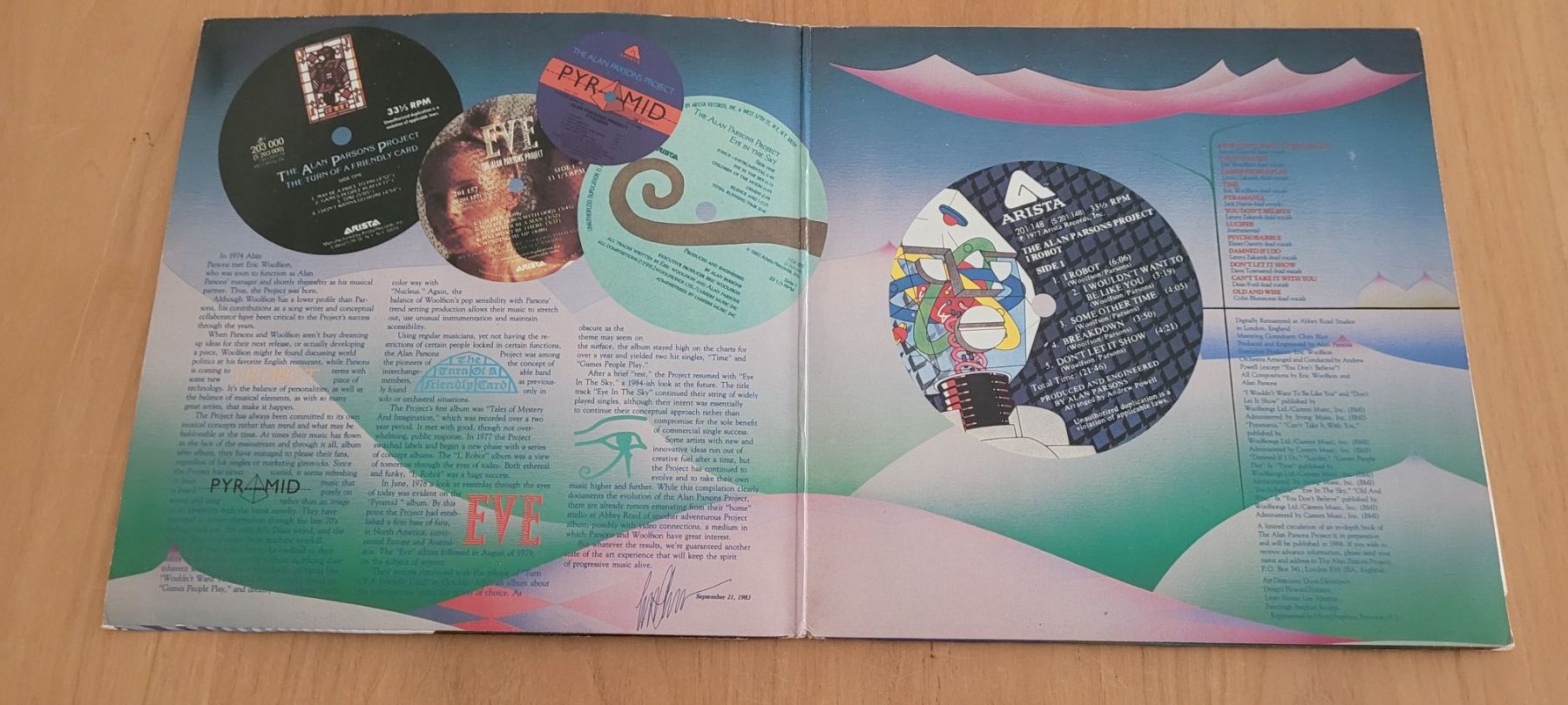 Vinyles: LP  The Alan Parsons Project – D'occasion à Martigny par MZ-67 1