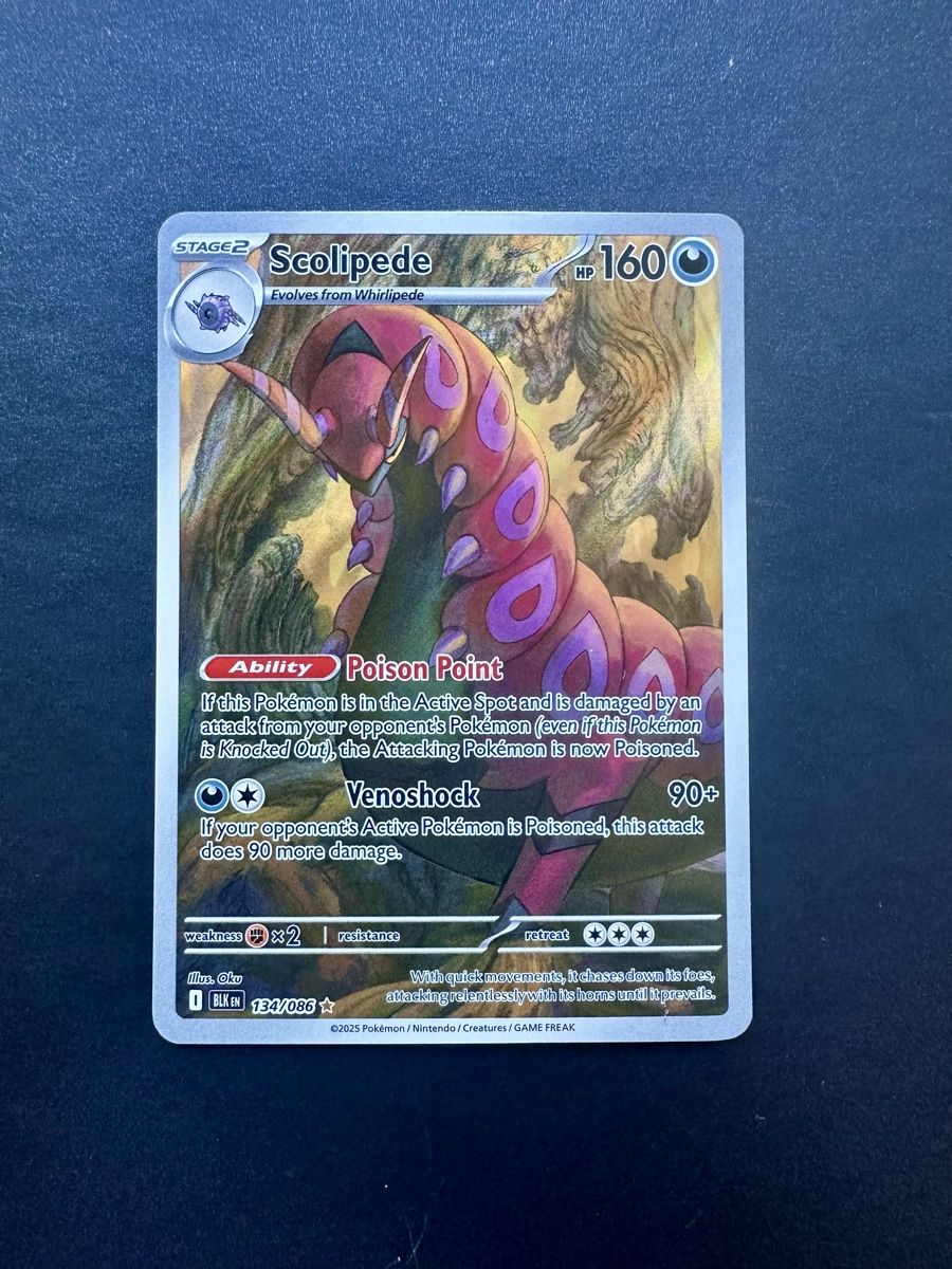 Pokémon Carte collezionabili: Scolipede #134 - Black Bolt - Ab 1.- CHF! – Usato da Bern venduto da HugoStiglitz11