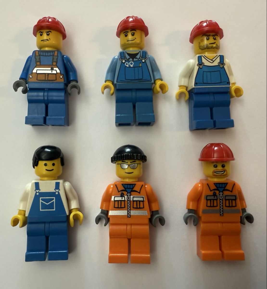 Lego Spielzeuge: 6 Stück Lego Figuren Bauarbeiter – Gebraucht aus Rheinfelden von zim_2hqc 1