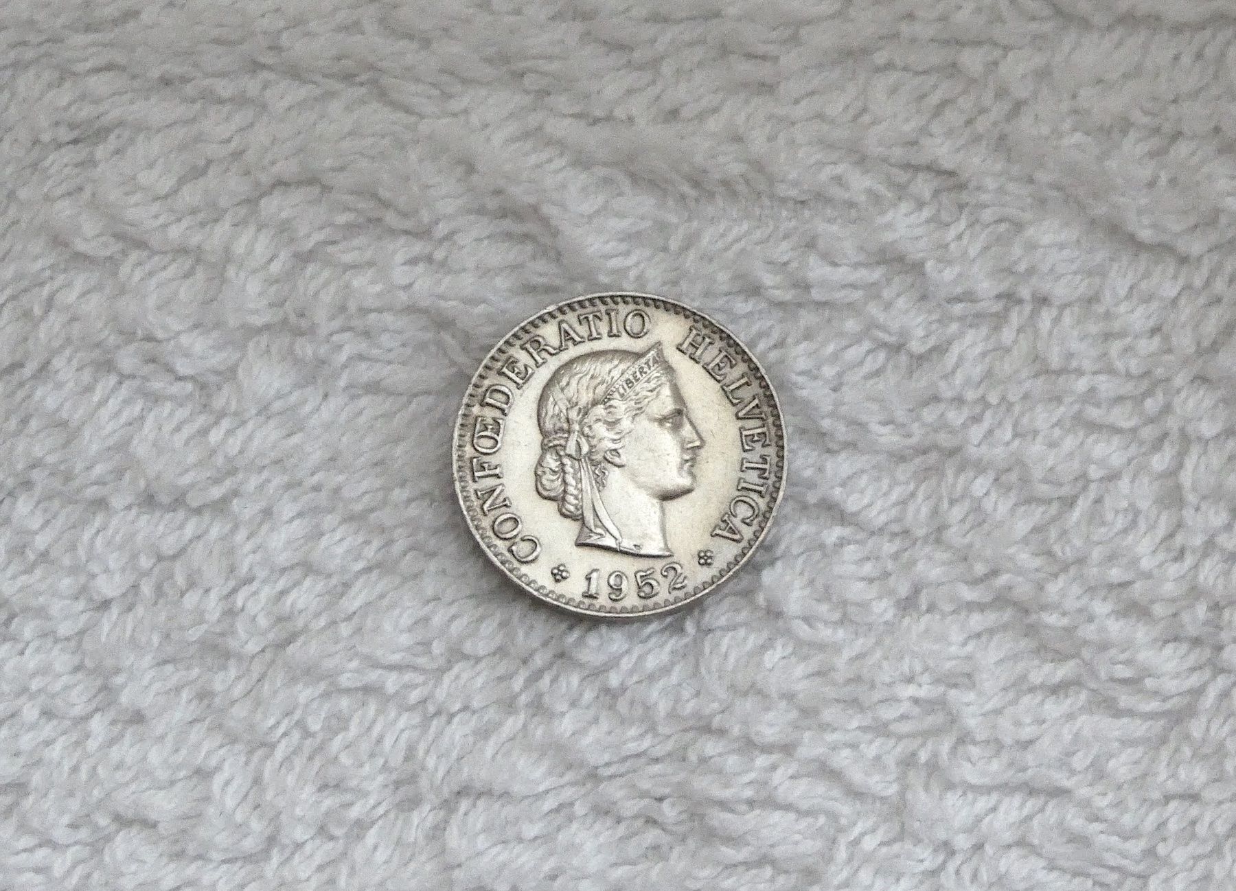 Tutti le monete: 10 centimes/rappen 1952 – Usato da Nyon venduto da Ilmi09