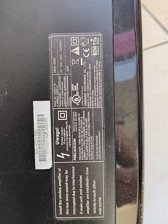 Samsung SWA-4000 Rear Speaker AMP mit Wireless Karte 2