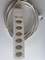 Steckdosenleiste 6-fach weiss mit 5m Kabel