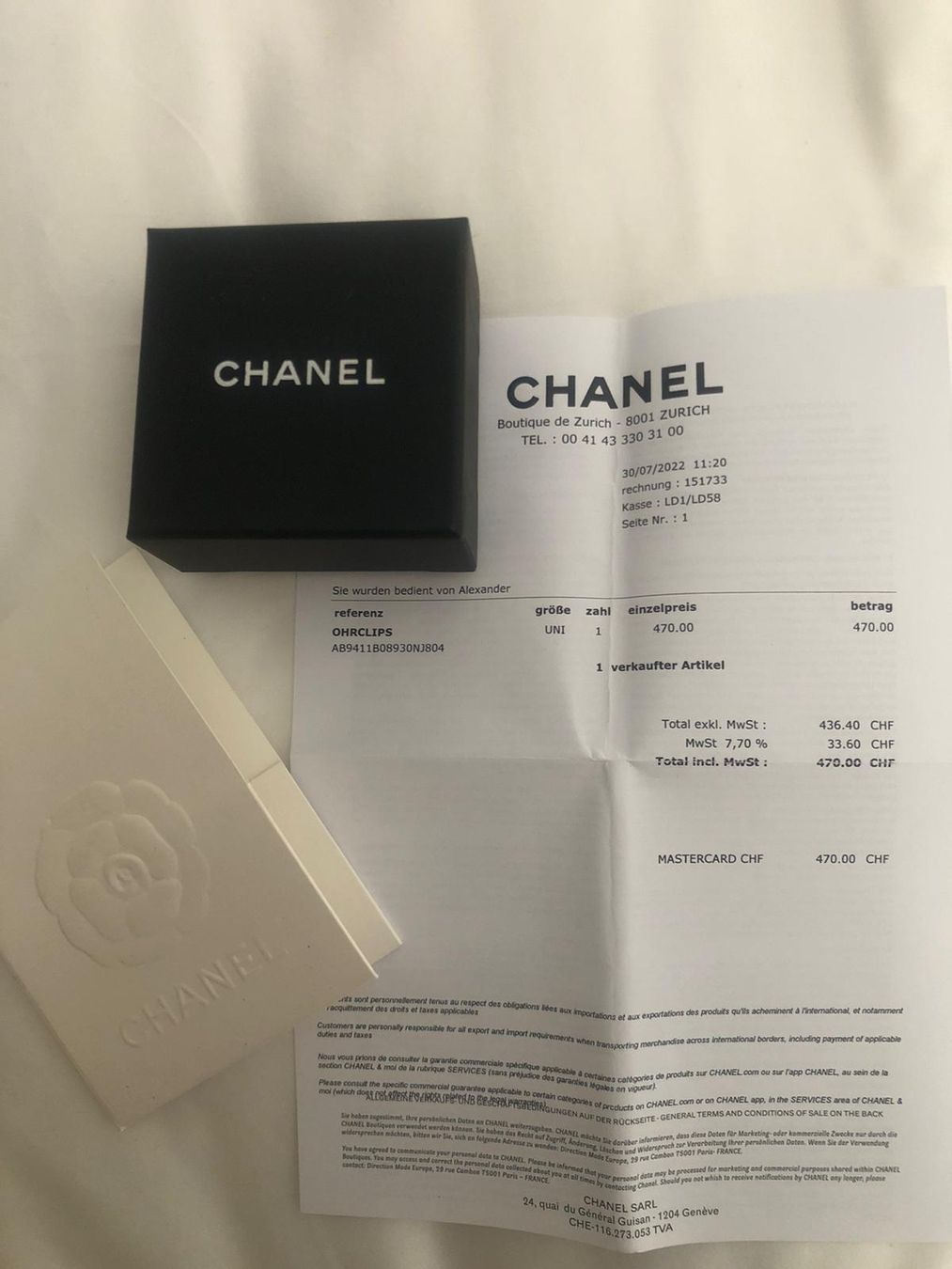 Chanel Orecchini pendenti & Orecchini a lobo: CHANEL boucles oreilles – Nuovo (secondo la descrizione) da Ascona venduto da principessacaroline 2