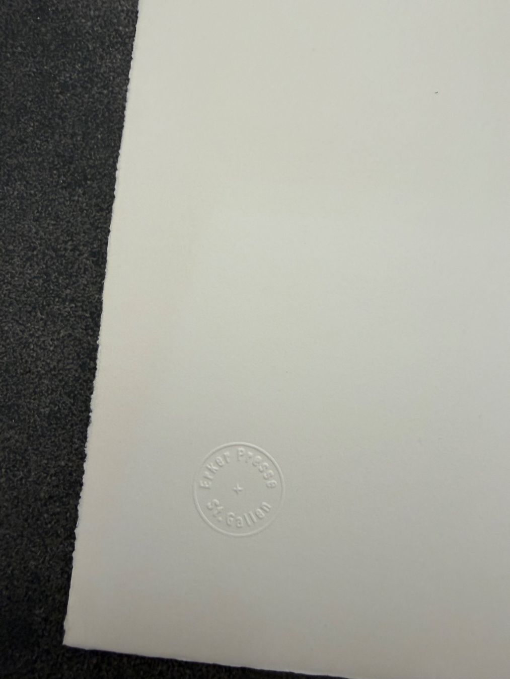 Grafica & Litografie: Original Giuseppe Santomaso Litographie, handsigniert, 1982 – Usato da Horn venduto da HanSolo. 2