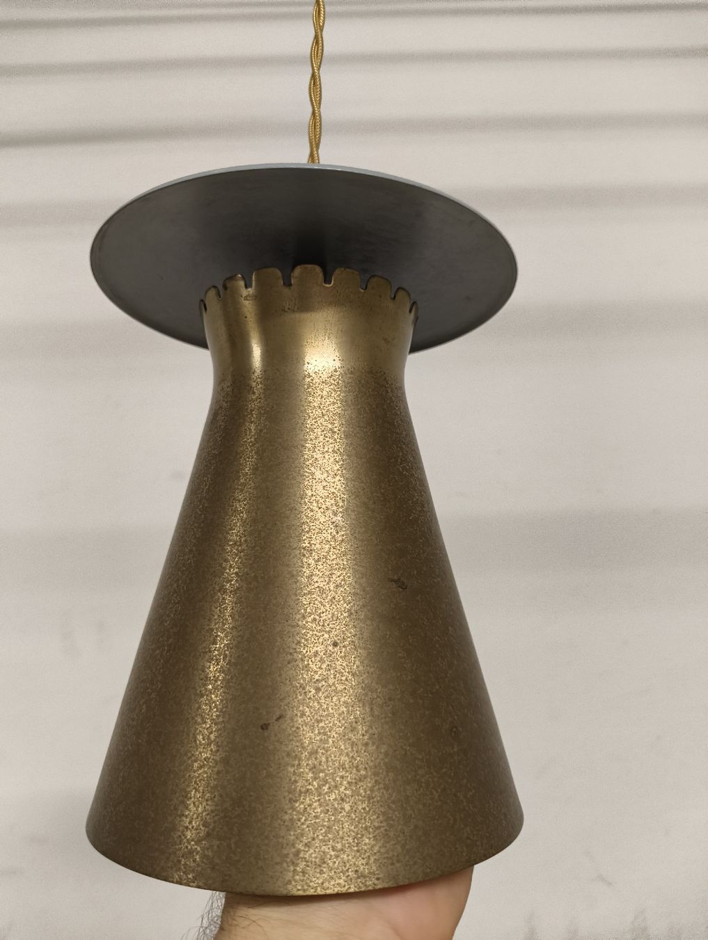 Lampadari & plafoniere: 50er Jahre Messing Deckenlampe Dr – Usato da Zürich venduto da BK8000 3