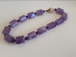 Amethyst Collier, violett, Halskette
