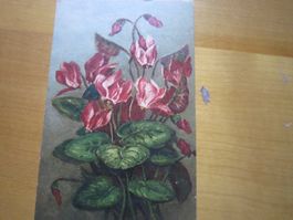 No1 schöne Postkarte Blumen 193x