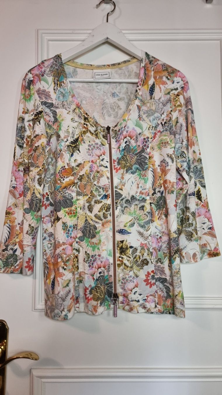 Camicette: Strickjacke /Bluse Eva Claudi Größe 38-40  viscose – Usato da Wald ZH venduto da CapLux 1